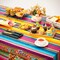 4Pack Fiesta Tablecloth, Fiesta Taco Night Birthday Party Decorations, Mexican Themed Party Supplies